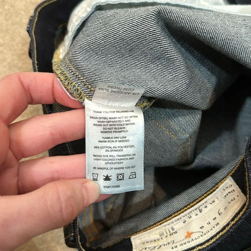 Imogene & Willie Imogene Slim Dark Wash Indigo Blue Women Jeans Size 26R